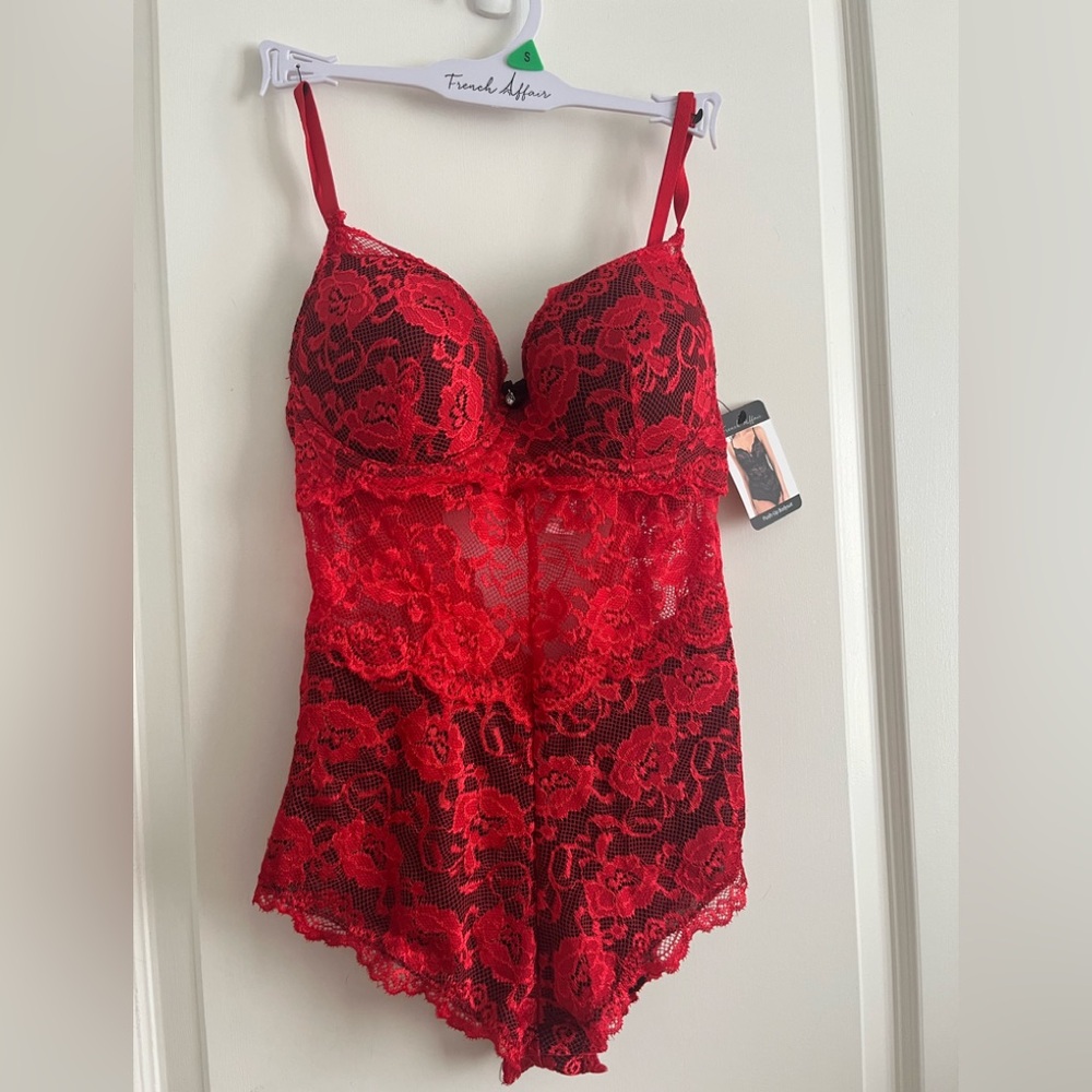 French Affair Push-up Bodysuit, French Affair Push-Up Bodysuit Lace Lingerie,